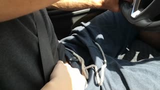 Cum in my mouth in car